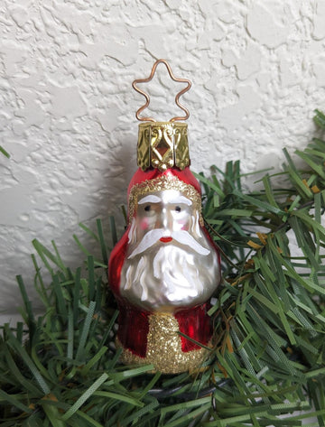 Santa Claus Inge Glas Retired Old World Christmas Ornament