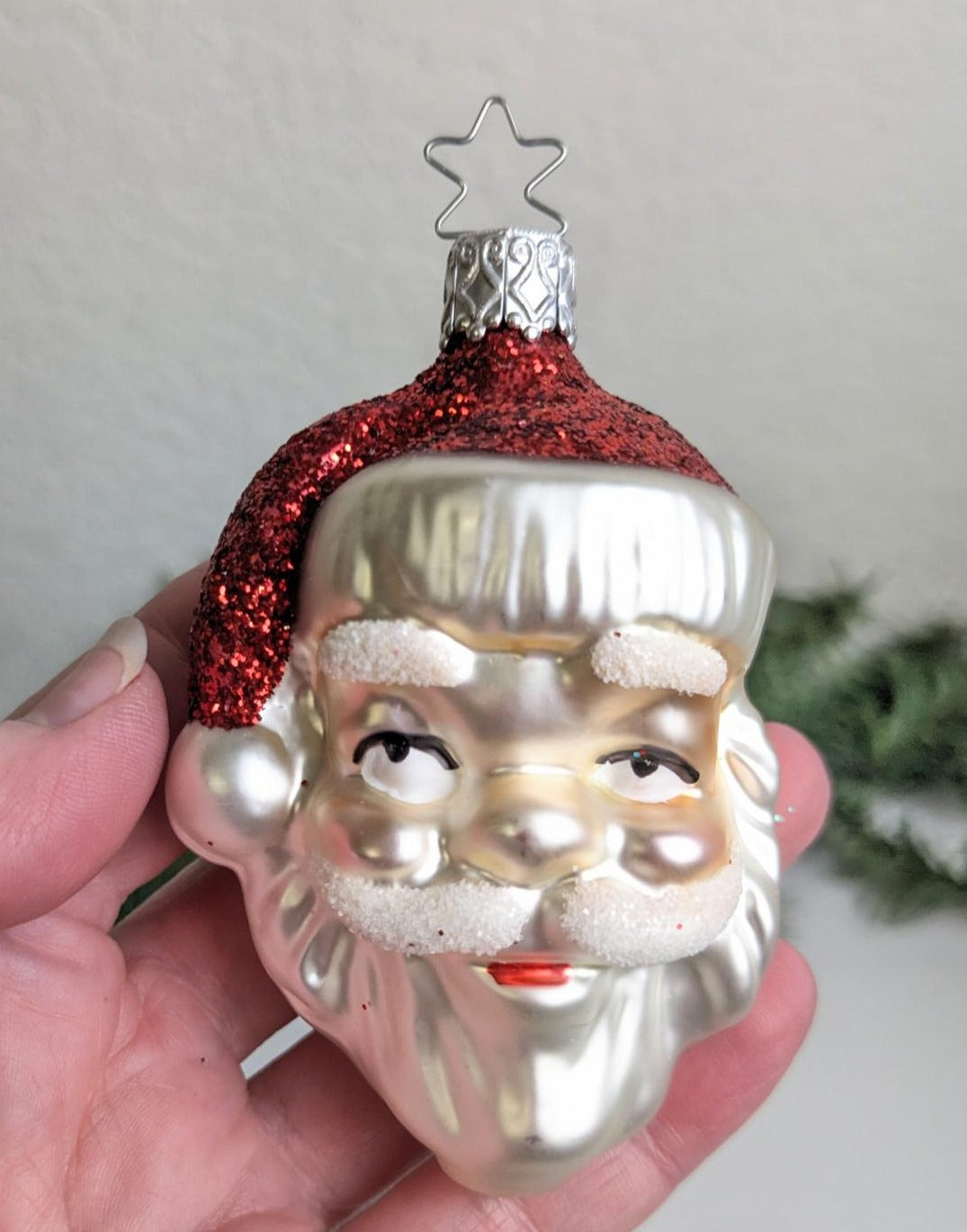 Santa Claus Inge Glas Retired Old World Christmas Ornament