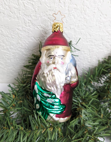 Santa Claus Inge Glas Retired Old World Christmas Ornament