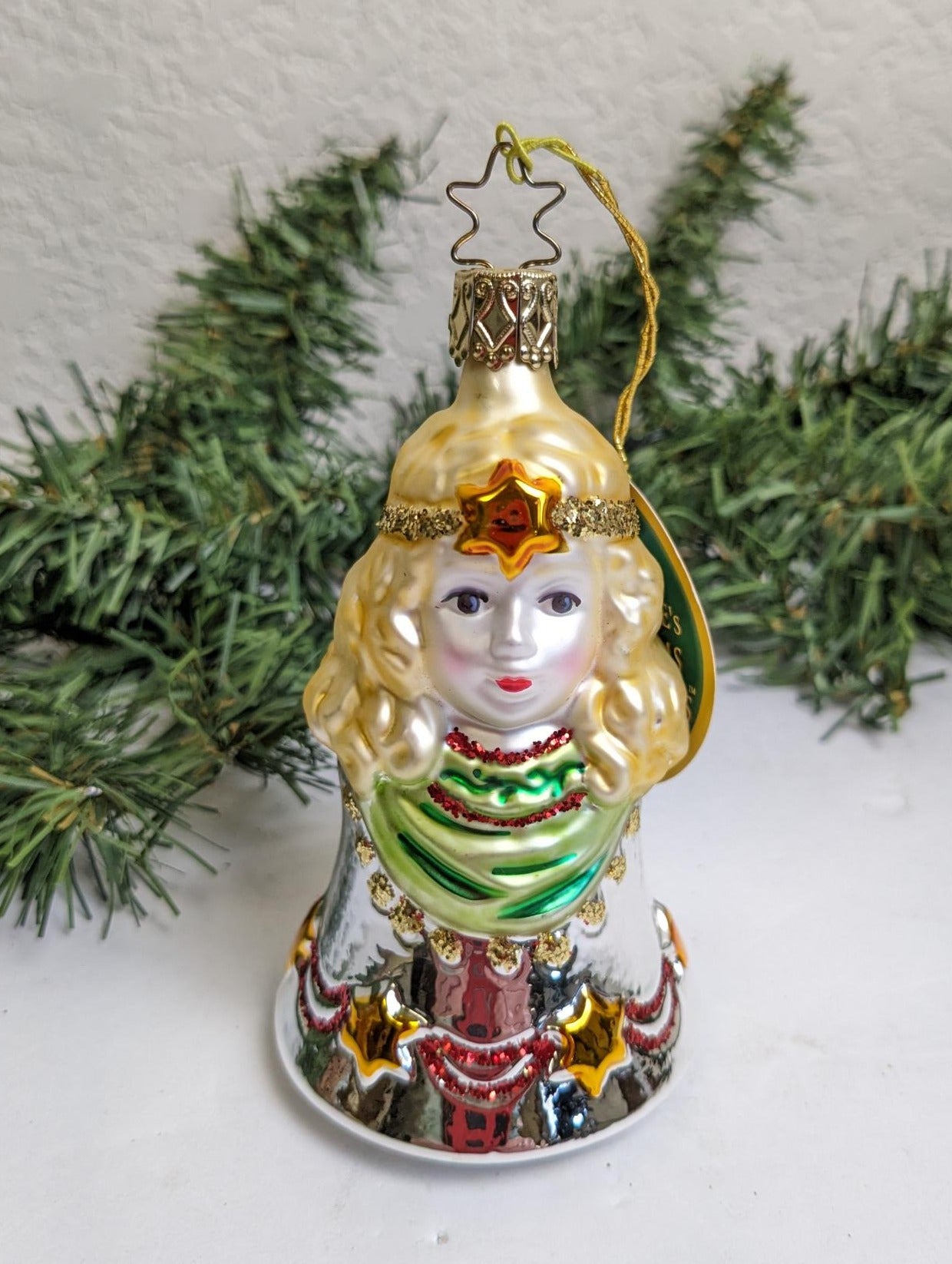 Angel Bell Inge Glas Retired 2003 Old World Christmas Ornament