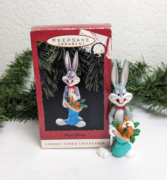 Vintage Bugs Bunny Hallmark 1993 Christmas Ornament