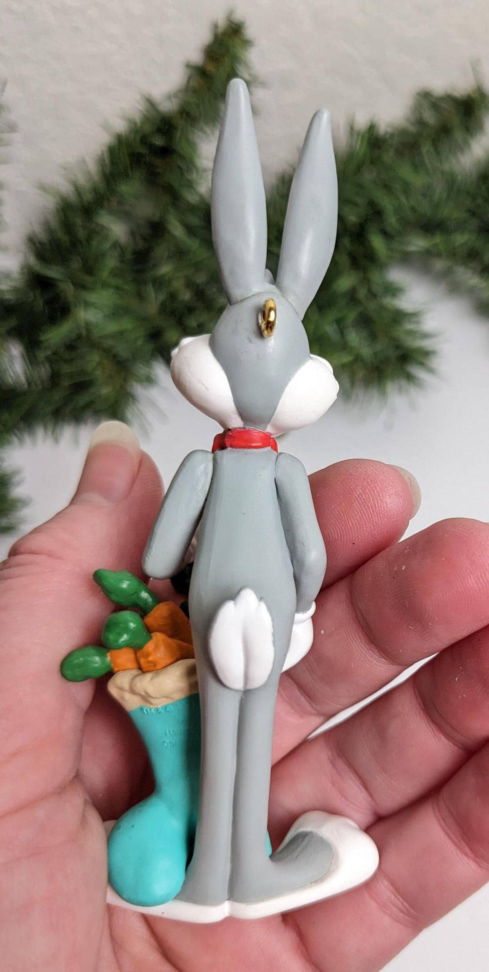 Vintage Bugs Bunny Hallmark 1993 Christmas Ornament