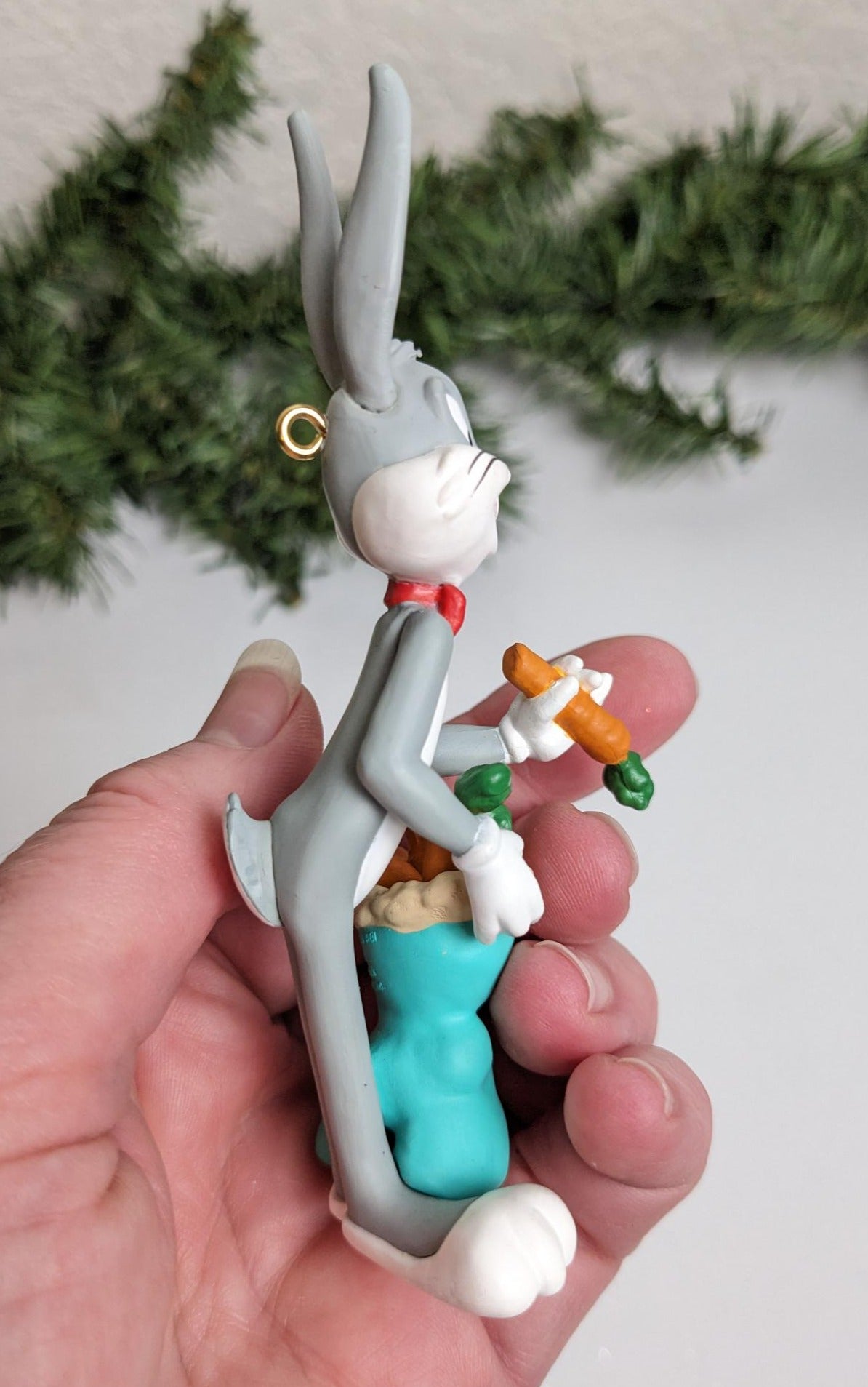 Vintage Bugs Bunny Hallmark 1993 Christmas Ornament