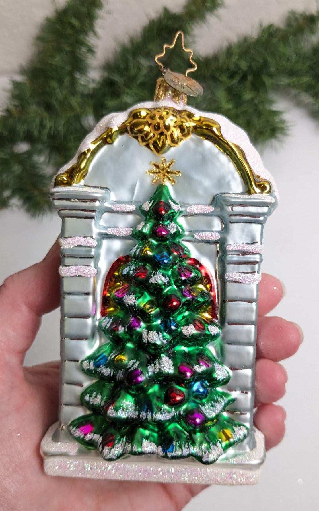 Georgian Greetings Retired Christopher Radko Christmas Ornament