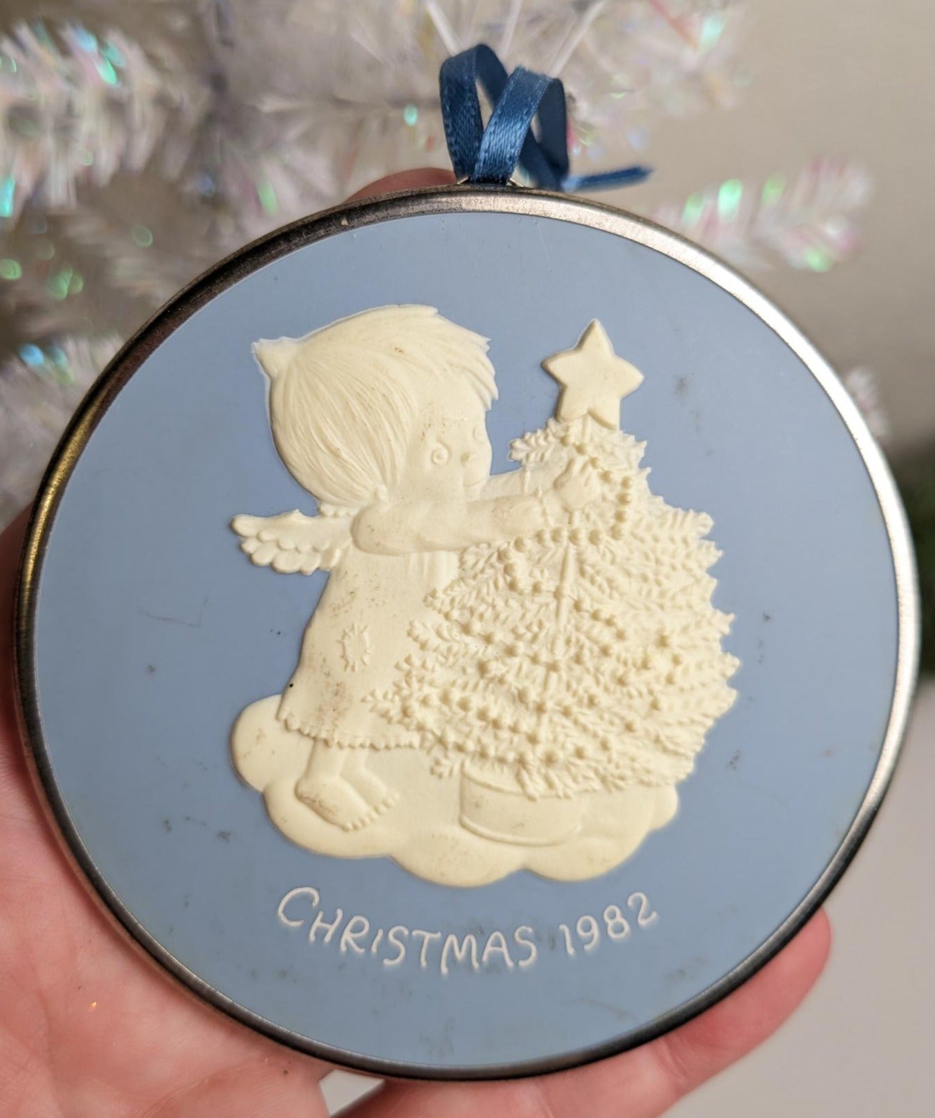 Vintage Betsey Clark Christmas Cameo Hallmark 1982 Christmas Ornament