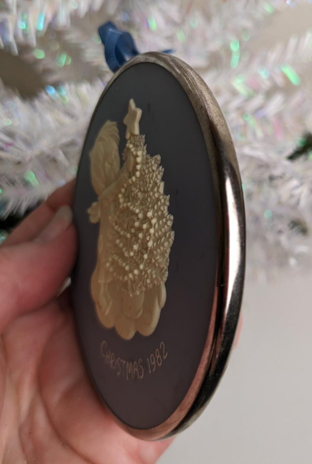 Vintage Betsey Clark Christmas Cameo Hallmark 1982 Christmas Ornament