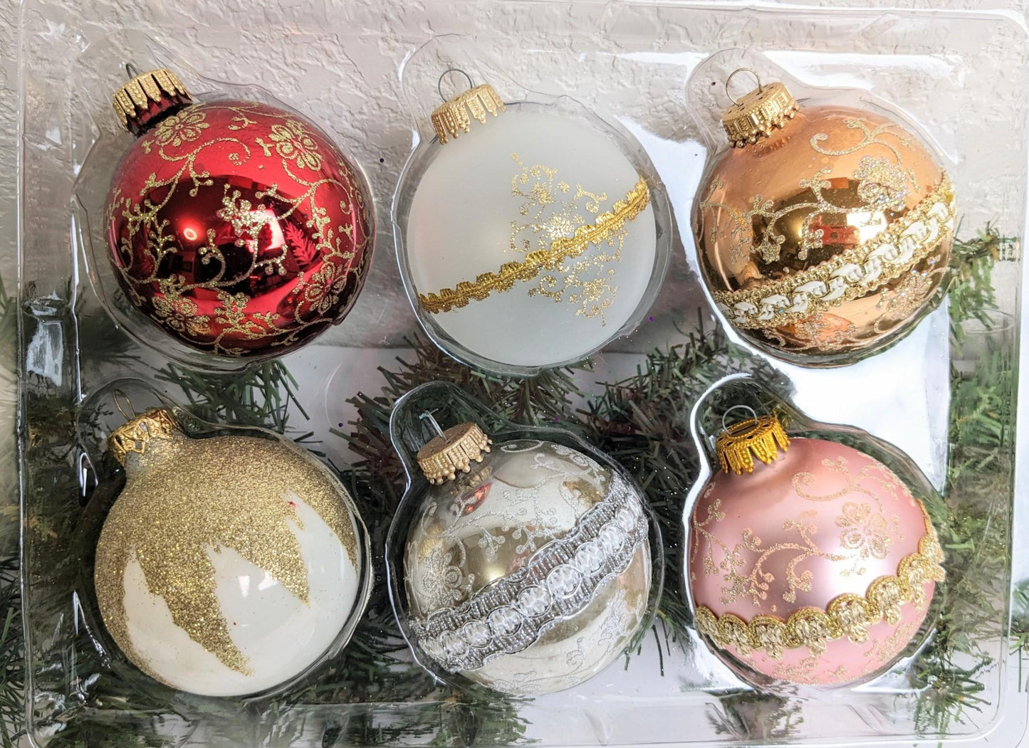 Krebs Victorian Vintage Christmas Ornament Set
