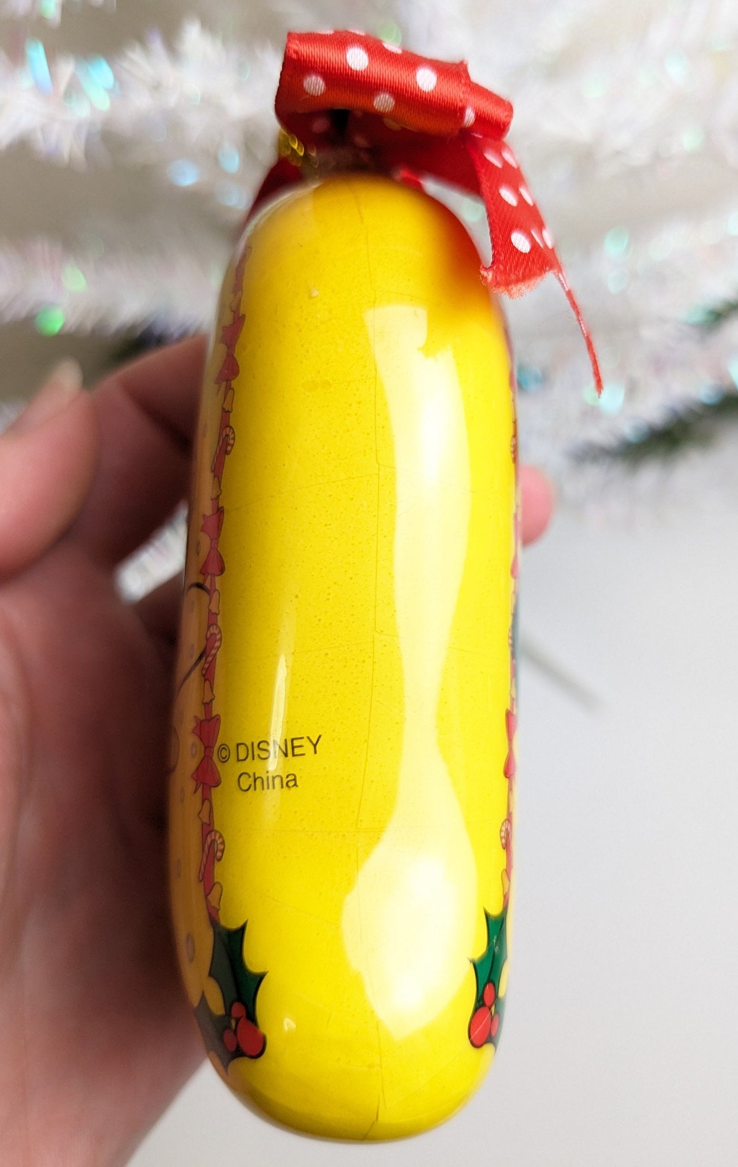 Mickey Mouse Bell Shaped Vintage Christmas Ornament