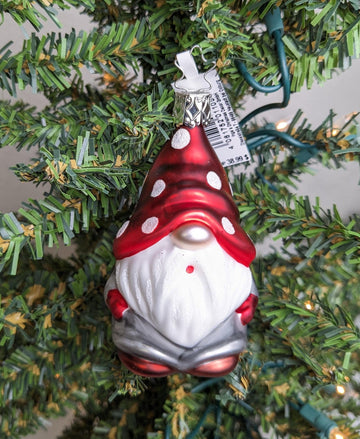 Kalle Gnome Inge Glas Christmas Ornament NEW