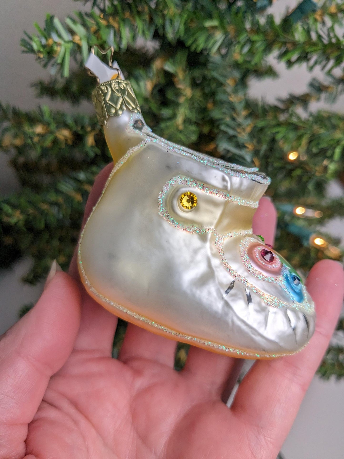 'My First Shoe' Baby Shoe Inge Glas Christmas Ornament NEW