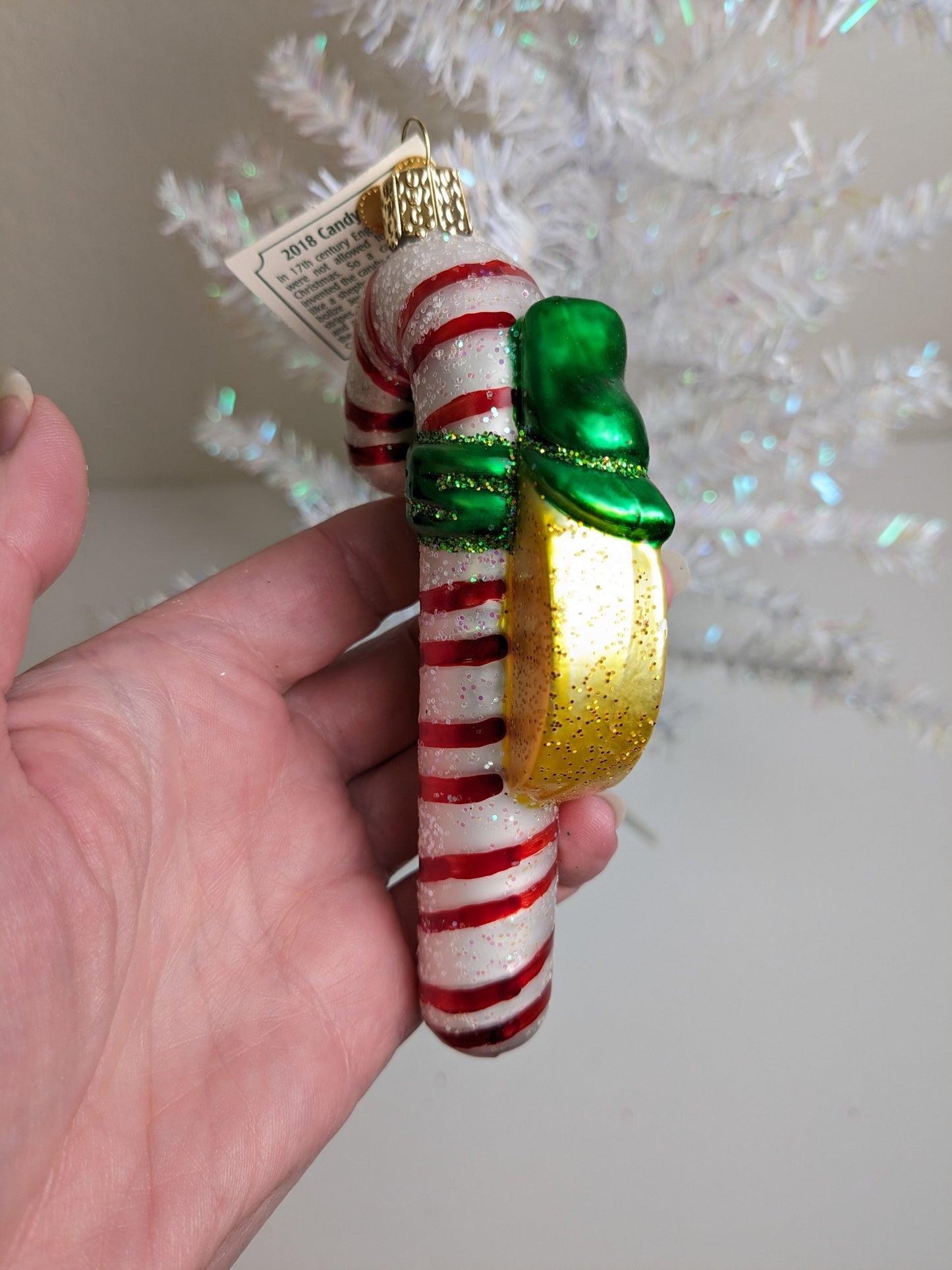 Old World Christmas Candy Cane Ornament