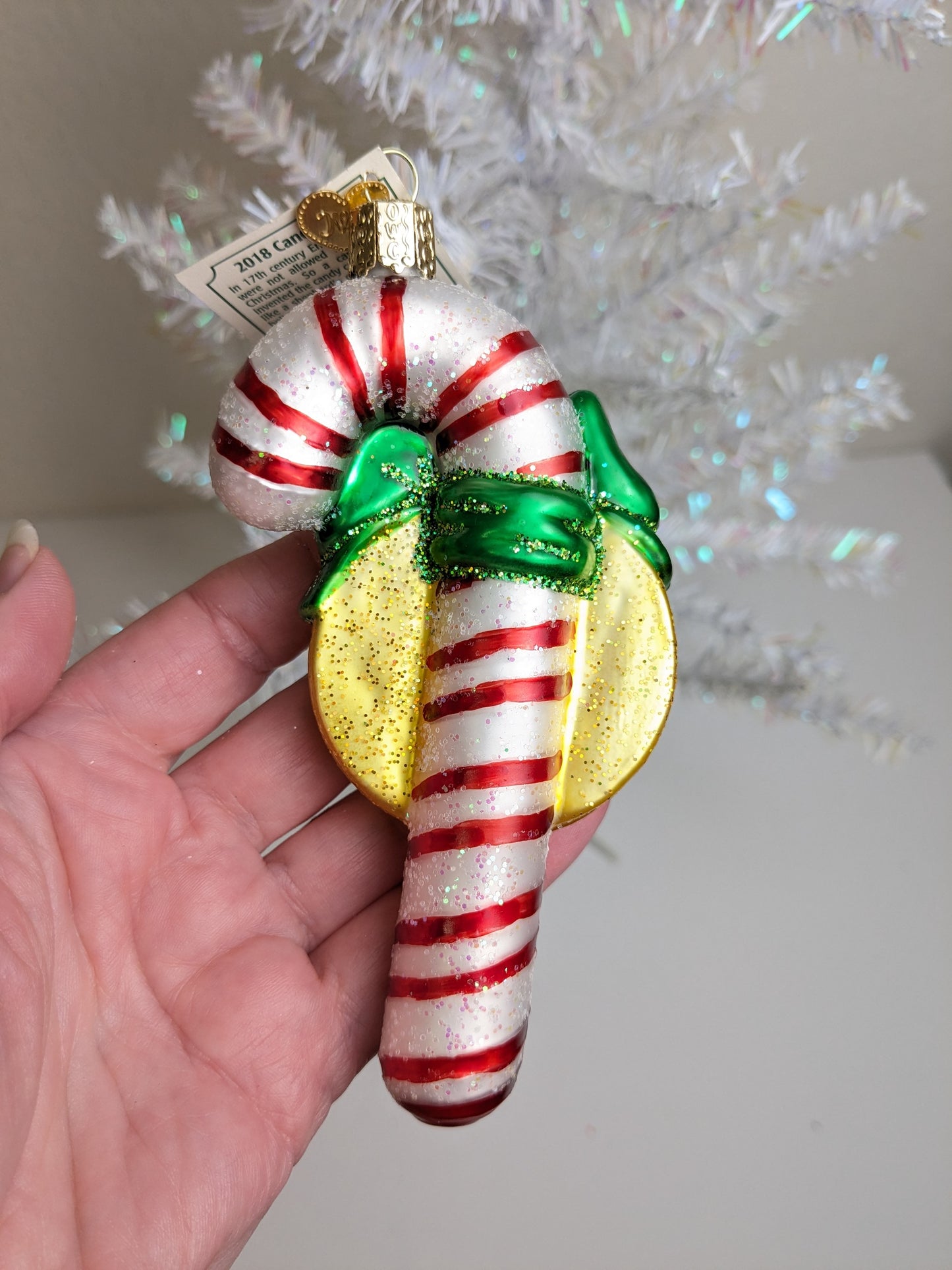 Old World Christmas Candy Cane Ornament