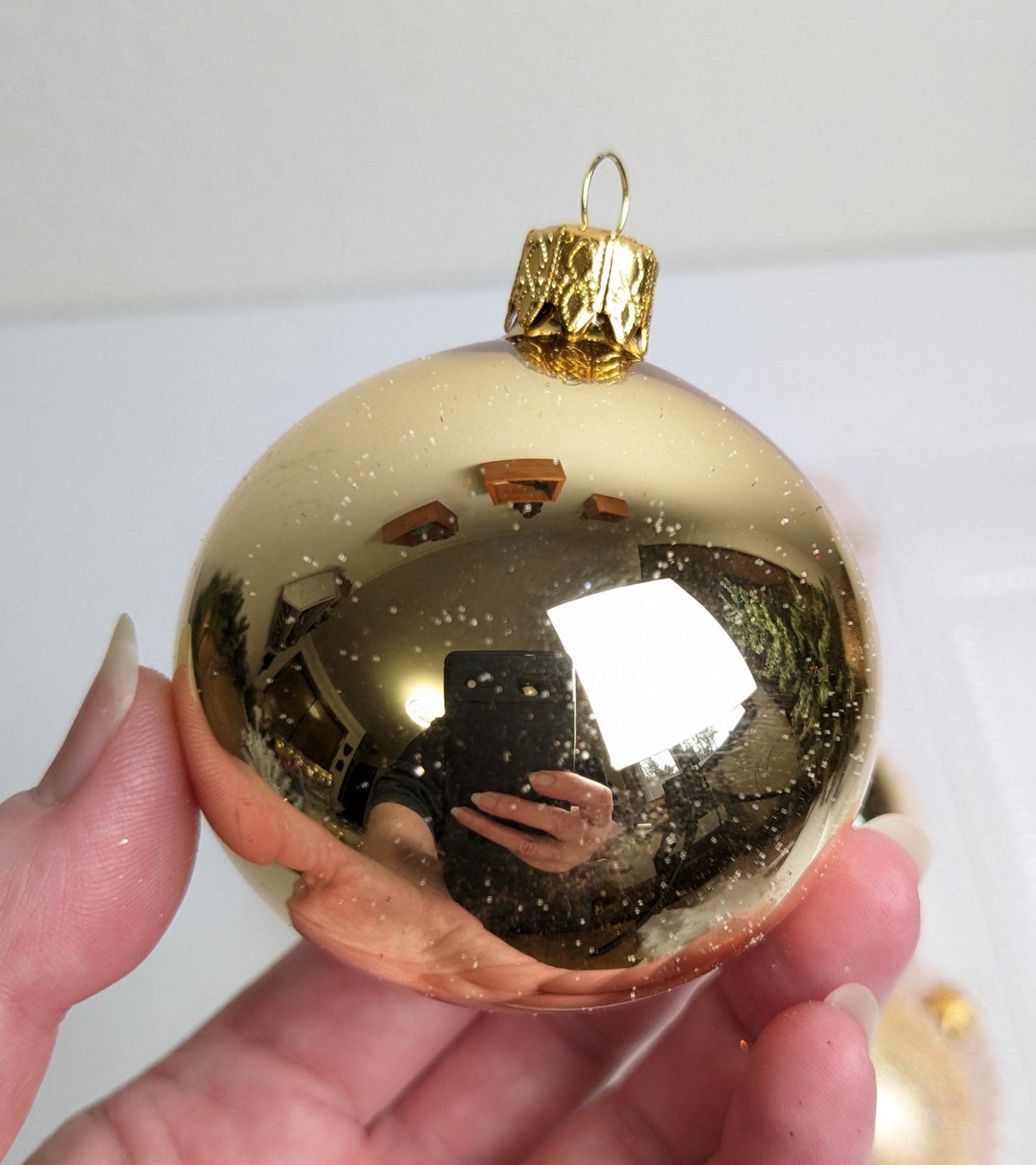 Vintage Gold Christmas Ornaments