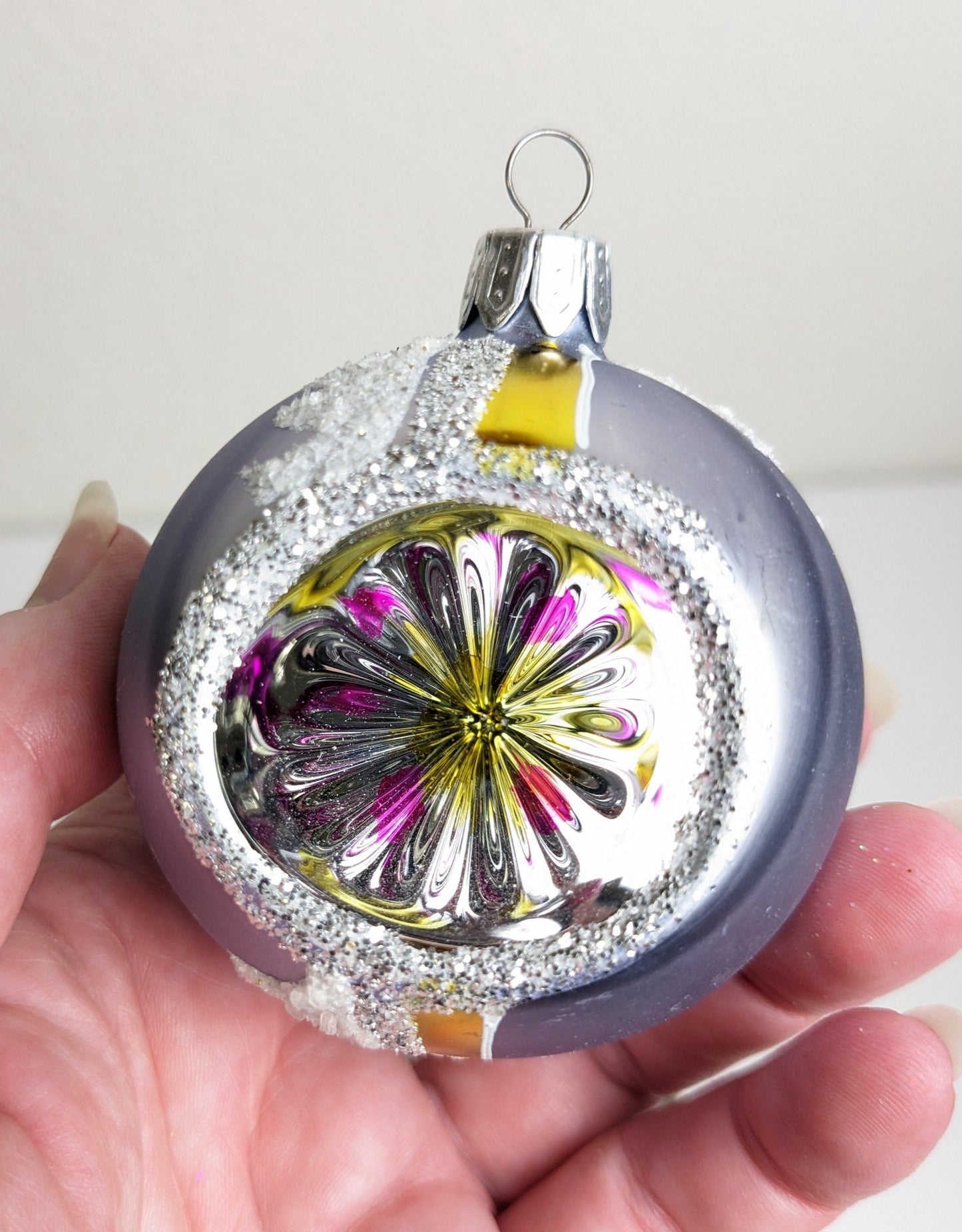 Vintage Reflector Christmas Ornaments