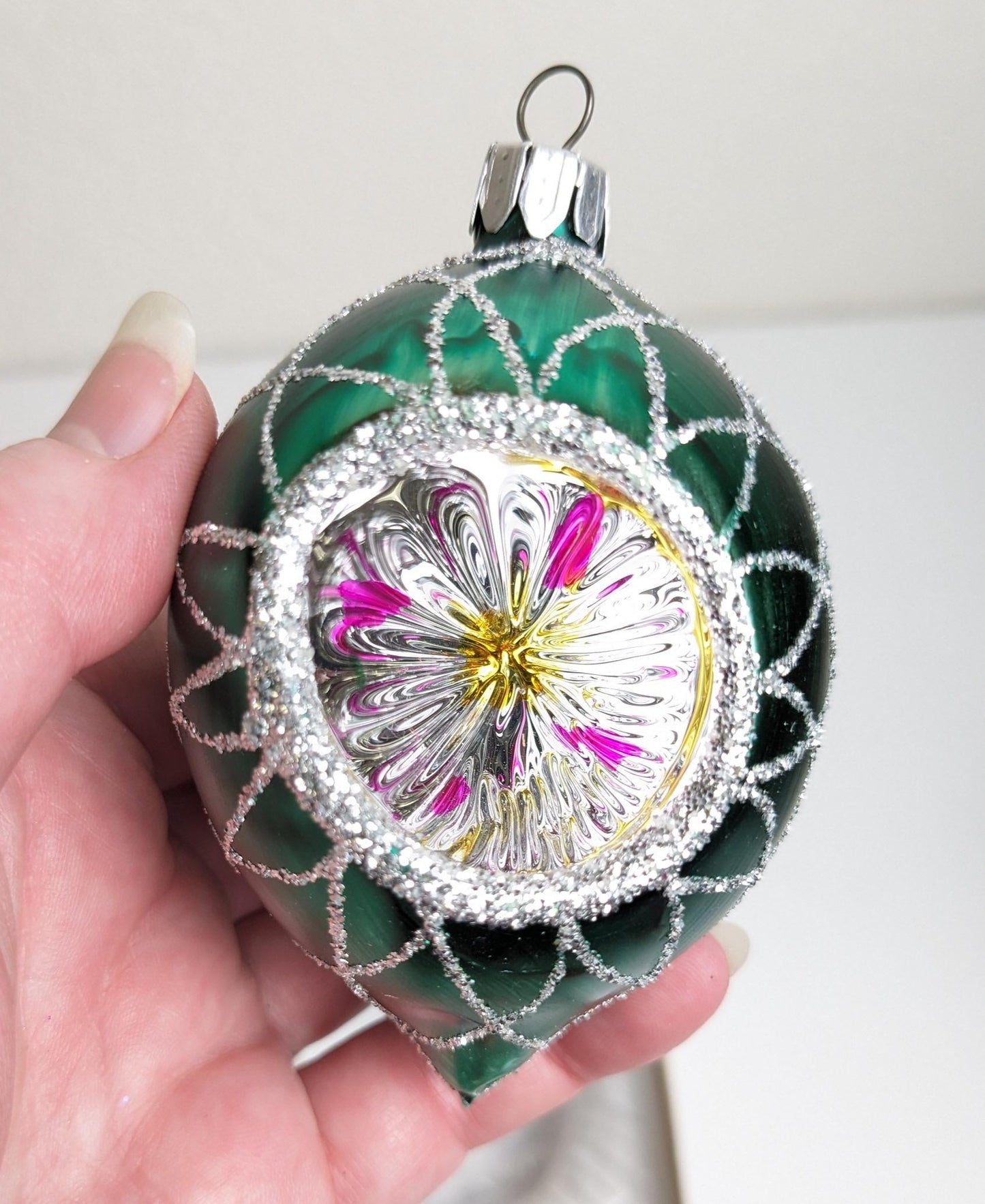 Vintage Reflector Christmas Ornaments