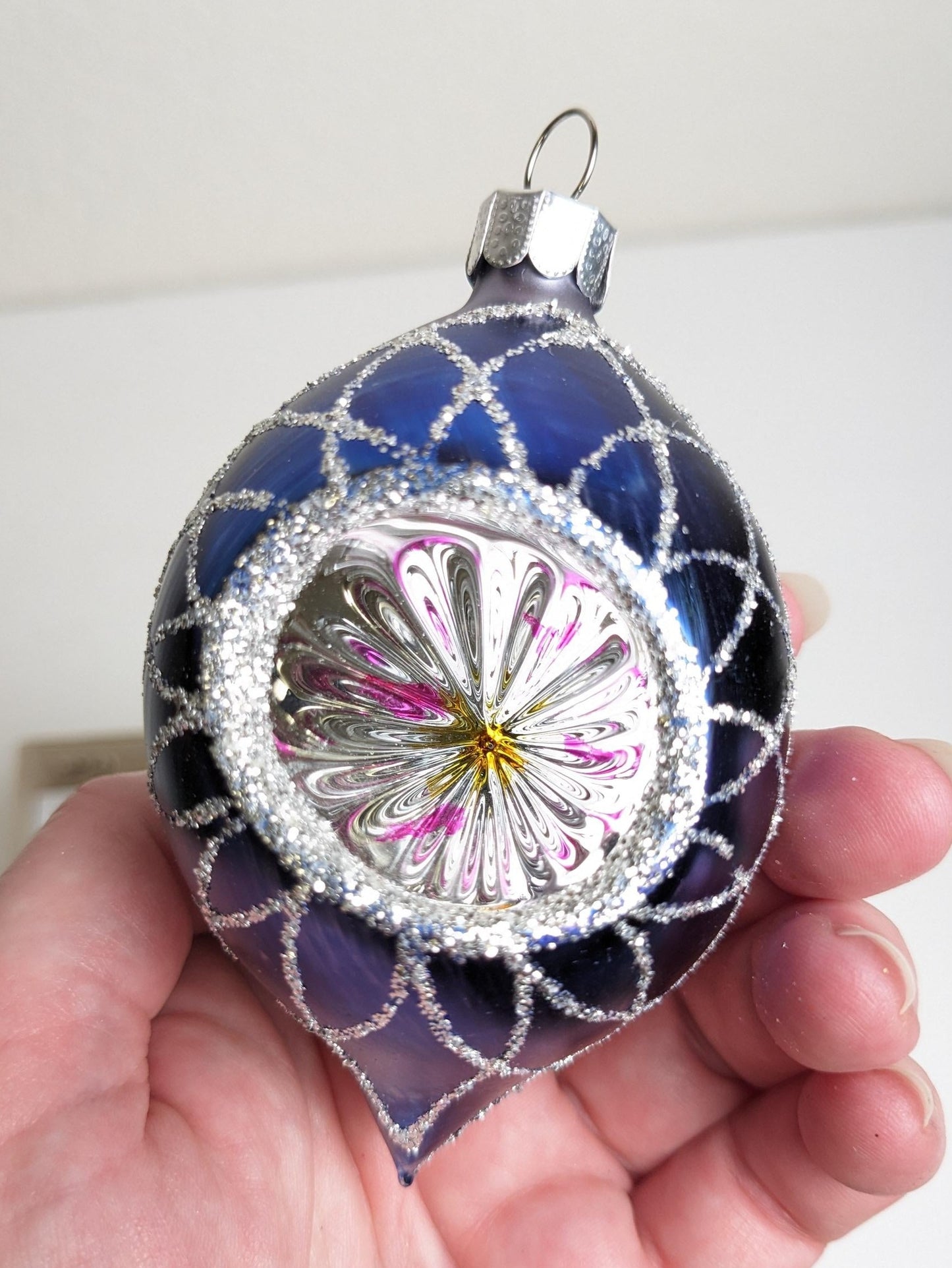 Vintage Reflector Christmas Ornaments