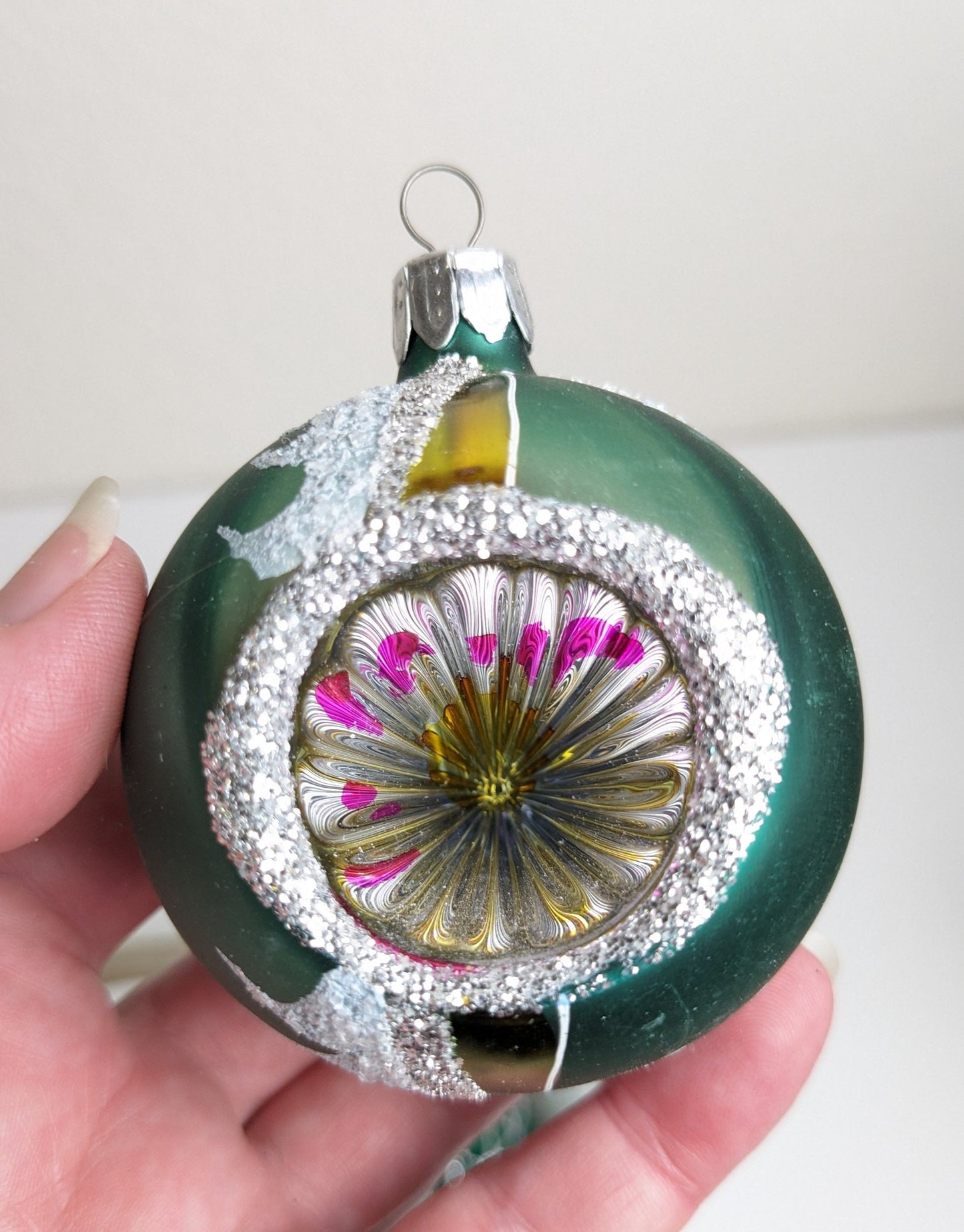 Vintage Reflector Christmas Ornaments