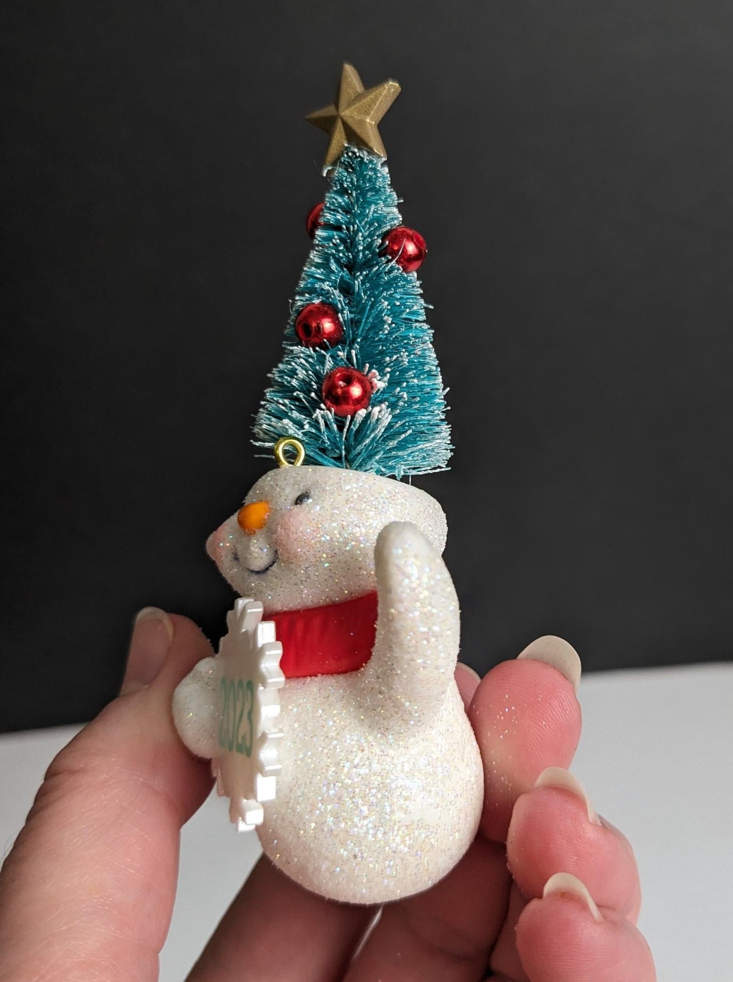 Festive Snowman -  Limited Edition Hallmark Keepsake Ornament 2023