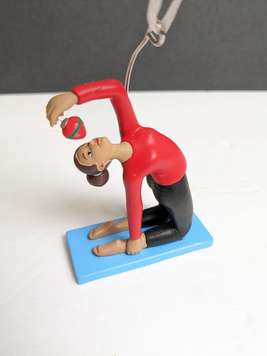 Yoga Pilates Girl with Ornament - Hallmark Keepsake Ornament