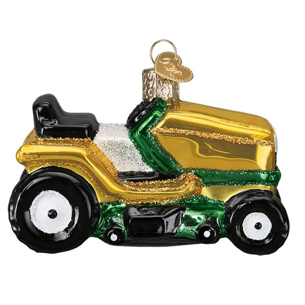 Riding Lawn Mower Old World Christmas Ornament