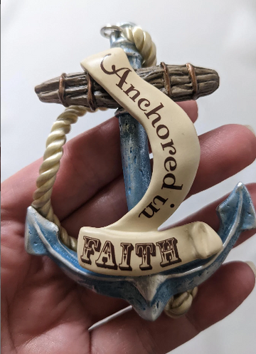 Anchored in Faith Christmas Tree Ornament