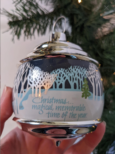 Vintage Hallmark Forest Christmas Ornament