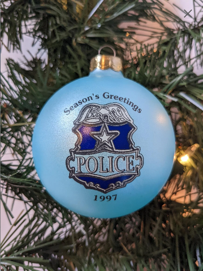 Hallmark 1997 Police Christmas Ornament