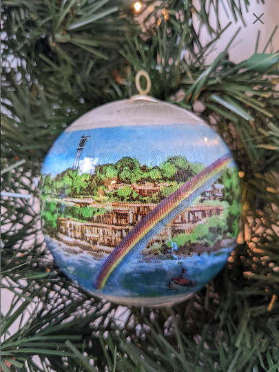 Vintage Canada Ball Ornament