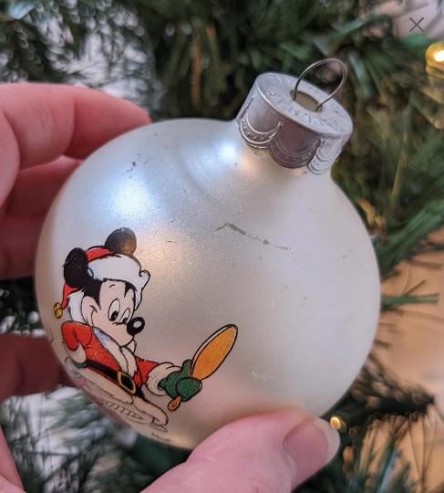 Vintage Hallmark Mickey Mouse Christmas Ornament