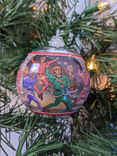 Twelve Lords a Leaping Christmas Ornament