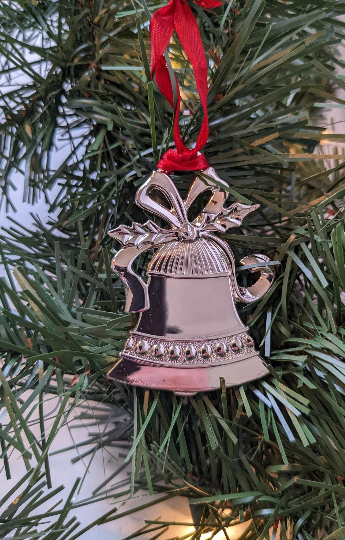 Lenox Silver Bell Christmas Ornament