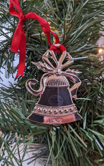 Lenox Silver Bell Christmas Ornament