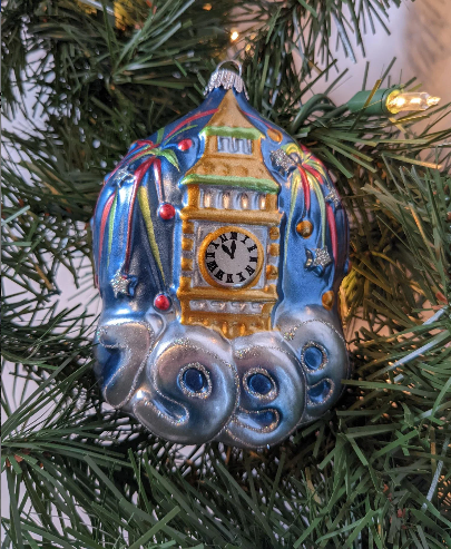 Krebs 1999 2000 New Year's Christmas Ornament