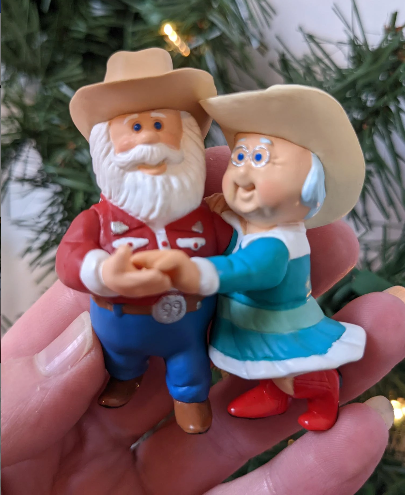 The Clauses on Vacation 1999 Hallmark Christmas Ornament