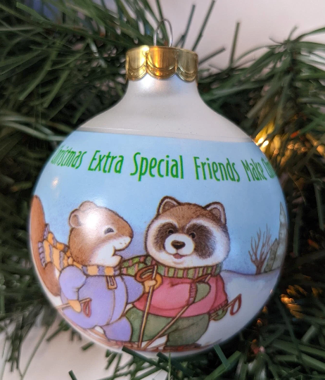 Vintage Hallmark 1991 Friends Christmas Ornament