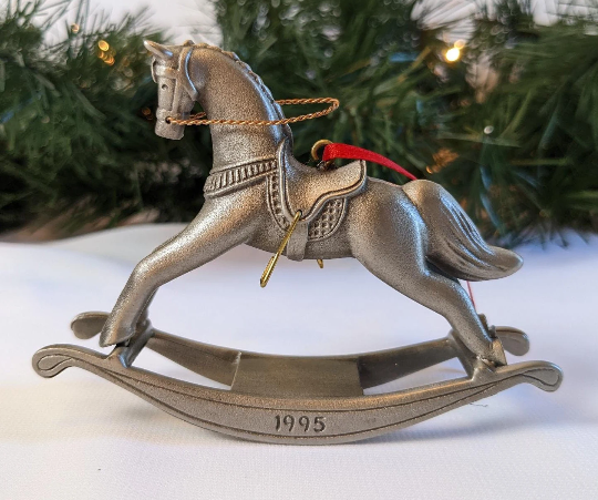 Hallmark 1995 Rocking Horse Ornament