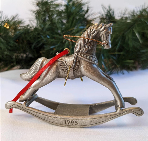 Hallmark 1995 Rocking Horse Ornament