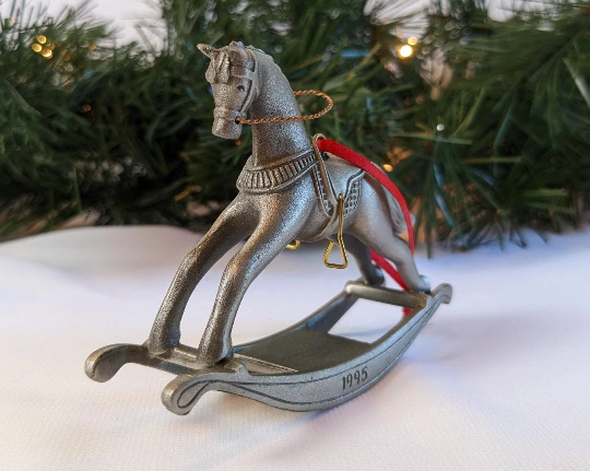 Hallmark 1995 Rocking Horse Ornament