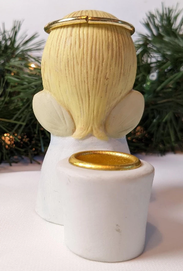 Vintage Hallmark Angel Candle Holder
