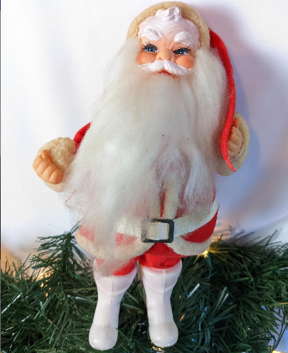 Vintage Plastic Santa Claus Made in Japan