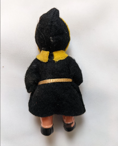 Celluloid Miniature Monk Doll