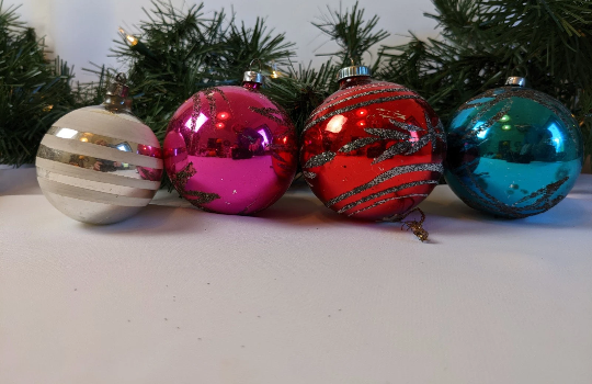 Vintage West Germany Christmas Ornaments