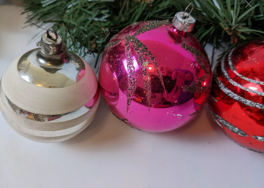 Vintage West Germany Christmas Ornaments