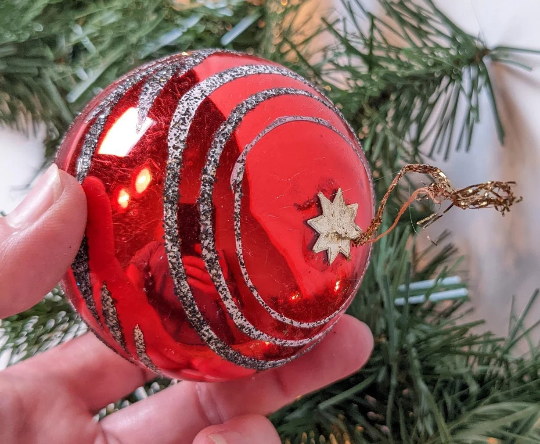 Vintage West Germany Christmas Ornaments