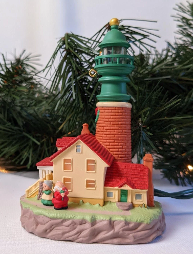 2001 Lighthouse Hallmark Christmas Ornament