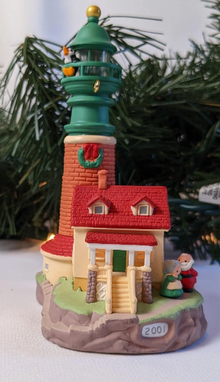 2001 Lighthouse Hallmark Christmas Ornament