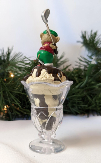 Hallmark 1999 Sundae Golfer Christmas Ornament