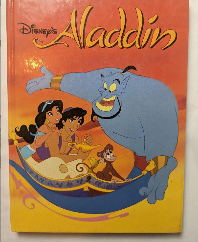 Vintage 1992 Disney's Aladdin Storybook