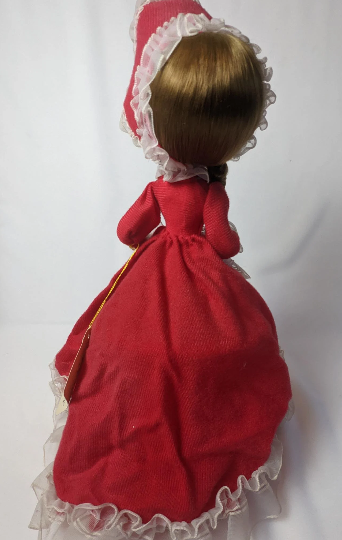 Vintage Bradley Papier Mache Musical Spinning Doll