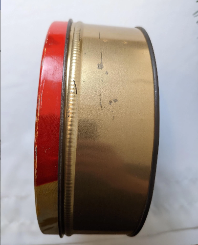 Vintage Woolworth Round Biscuit Tin